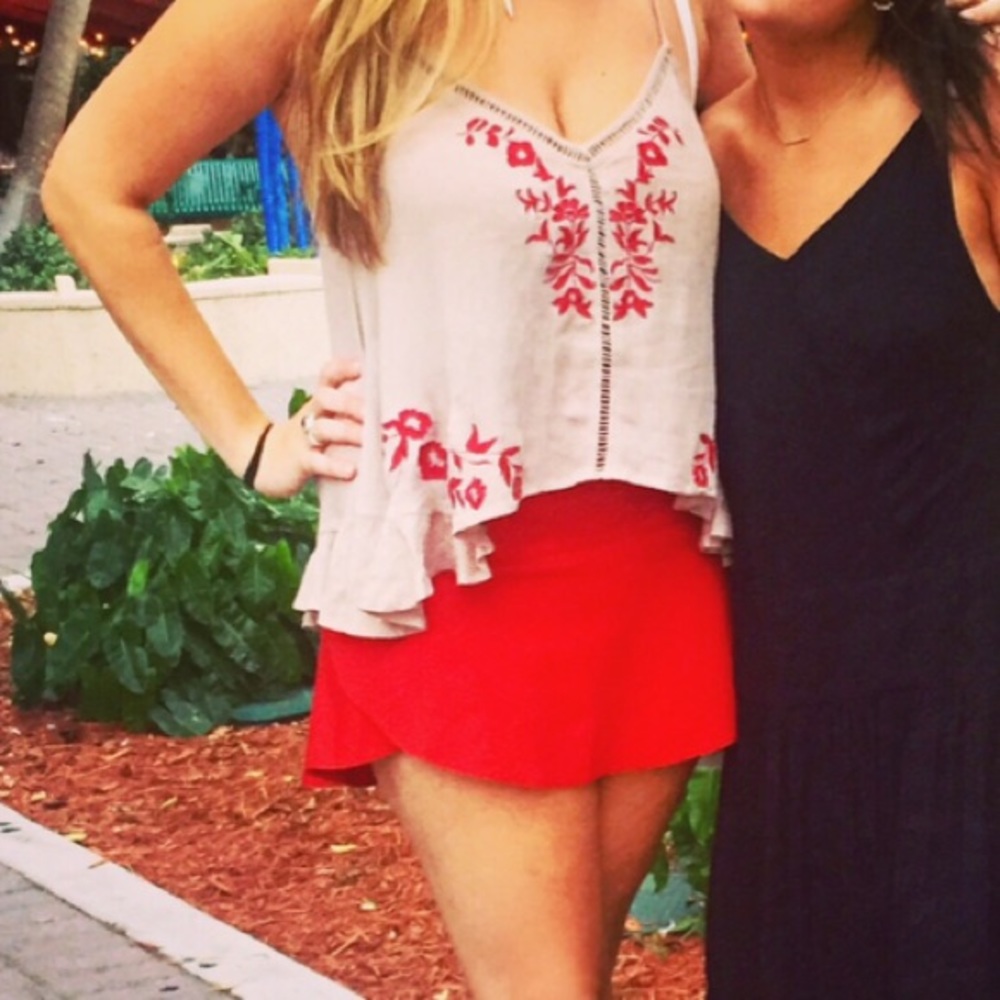 Brown tank top